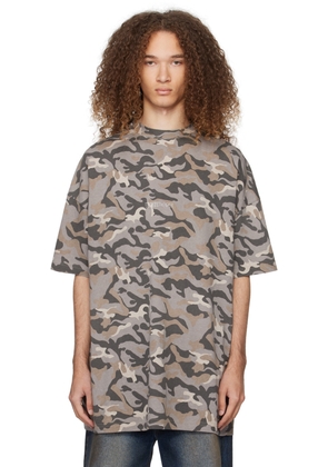 We11done Gray Camo T-Shirt