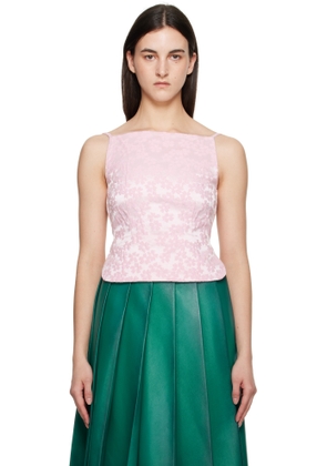 Sandy Liang Pink Brando Top