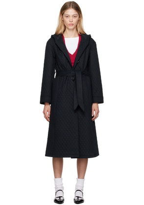 A.P.C. Navy Katie Holmes Edition Ella Coat