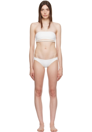 Christopher Esber White Seed Bikini