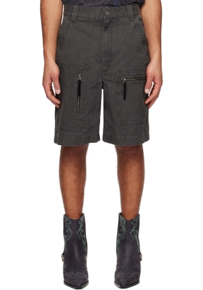 Isabel Marant Black Kyle Denim Shorts