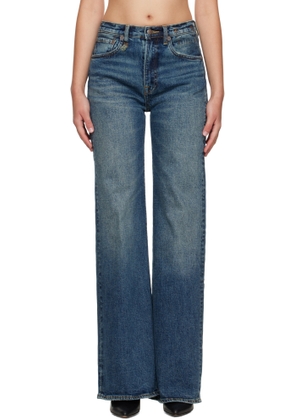 R13 Blue Flared Jeans