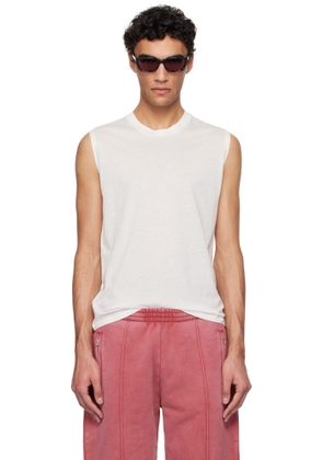 OUR LEGACY White Breathe Tank Top