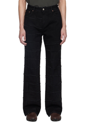 Andersson Bell Black New Patchwork Jeans