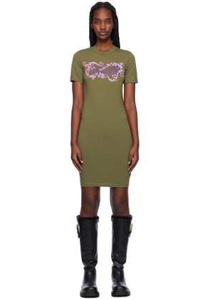 Versace Jeans Couture Khaki Vestiti Minidress