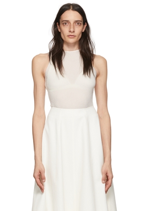 GIA STUDIOS White Polyester Bodysuit