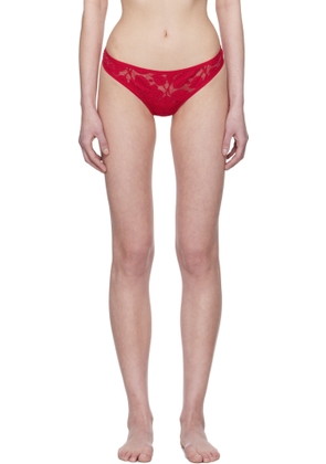 Yasmine Eslami Red Zoe Thong
