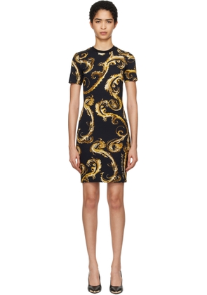 Versace Jeans Couture Black Chromo Couture T-Shirt Minidress