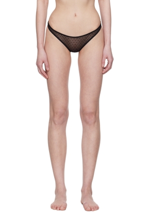 Yasmine Eslami Black Joanne Mini Briefs