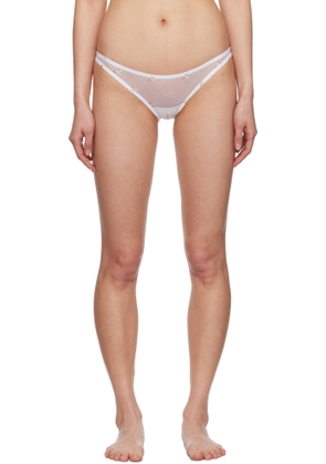 Yasmine Eslami White Rebecca Mini Thong