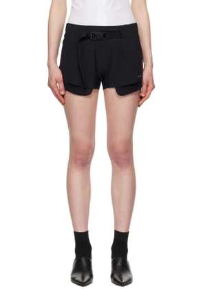 JOHANNA PARV Black Belted Shorts