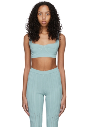 Marco Rambaldi Blue Viscose Bra