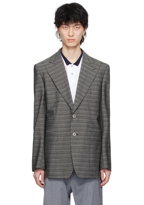 Vivienne Westwood Gray Striped Blazer
