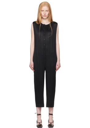PLEATS PLEASE ISSEY MIYAKE Black Monthly Colors May Jumpsuit