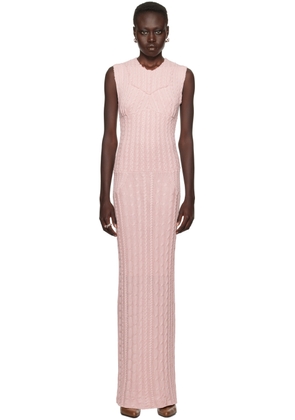 Julie Kegels SSENSE Exclusive Pink Kenny Maxi Dress