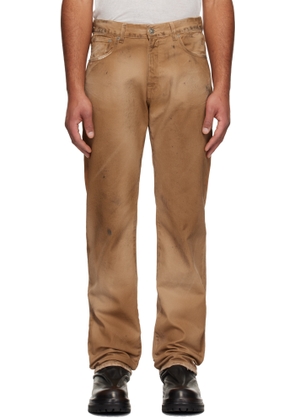 424 Tan Collection Loose Fivepocket Trousers