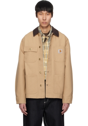 Carhartt Work In Progress Beige Spring Michigan Chore Jacket