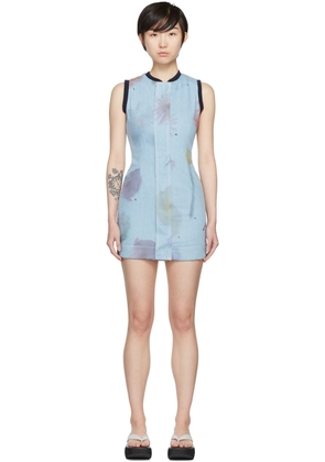 SUNNEI Blue Flower Print Dress