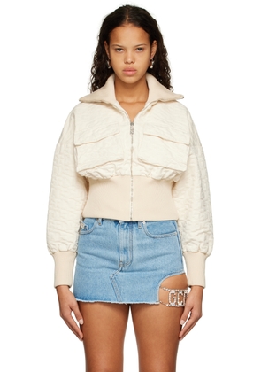 GCDS Off-White Monogram Bomber Jacket