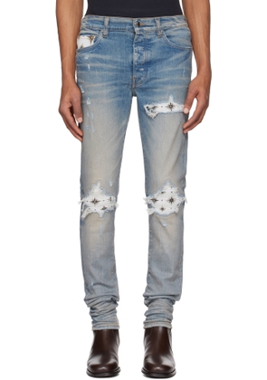 AMIRI Blue Micro Stardust MX1 Jeans
