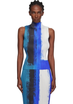 PLEATS PLEASE ISSEY MIYAKE Blue Jump Top