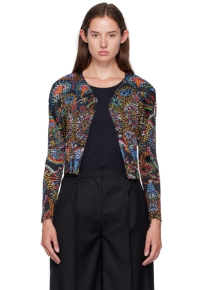 PLEATS PLEASE ISSEY MIYAKE Black Light Festival Cardigan