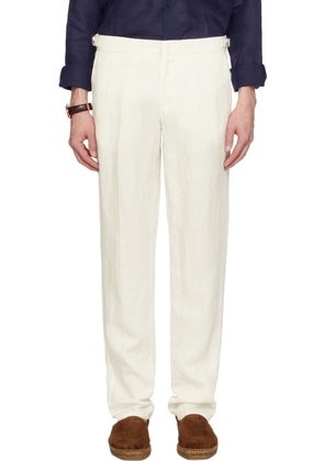 Orlebar Brown White Griffon Trousers