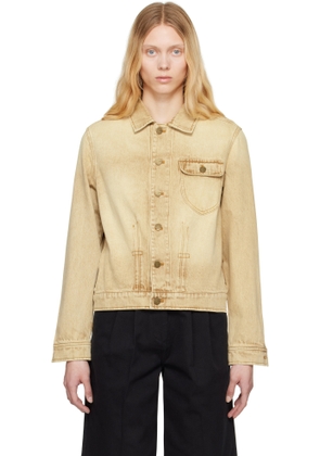 Carter Young Beige David Denim Jacket