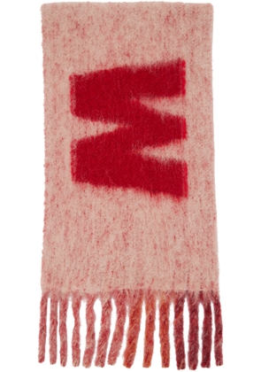 Marni Pink Fringed Scarf