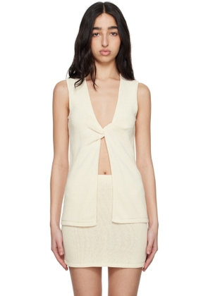 BEC + BRIDGE Off-White Milla Twist Tank Top