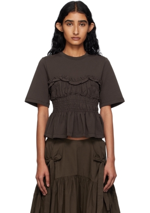 Cecilie Bahnsen Brown Vilde T-shirt
