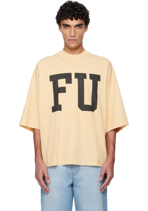 Fear of God Yellow Relaxed 'FU' T-shirt