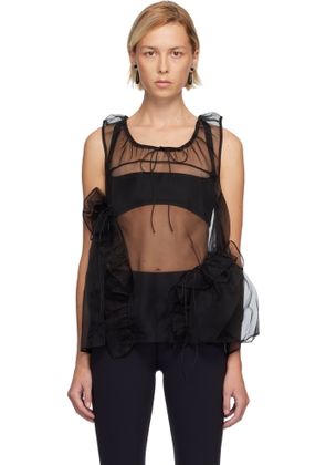 Cecilie Bahnsen Black Orsalina Top