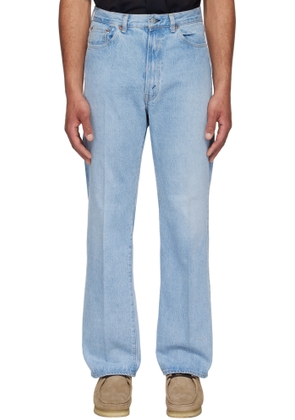 KAPTAIN SUNSHINE Blue Skate Shoecut Jeans