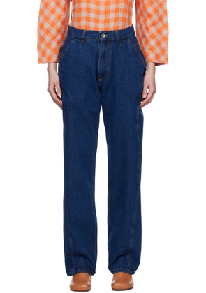 Henrik Vibskov Indigo D-Pants Jeans