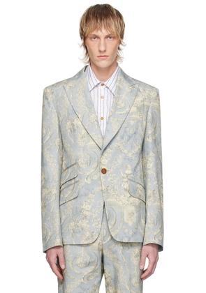 Vivienne Westwood Blue One Button Blazer