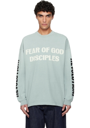 Fear of God Blue 'Disciple' Relaxed Long Sleeve T-shirt