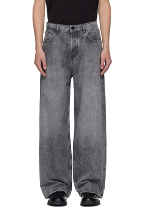 Hugo Gray Faded Jeans