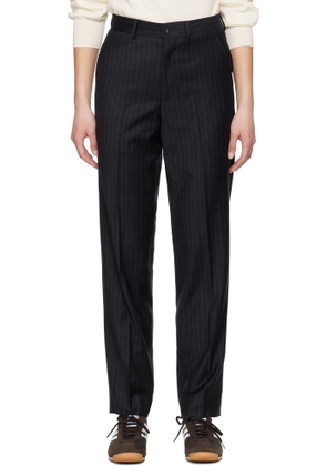 Carter Young Navy Flat Front Trousers