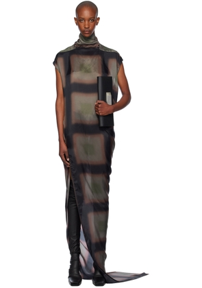 Rick Owens Brown Porterville Edfu T Maxi Dress