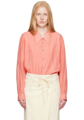 LEMAIRE Pink Light Pointed Collar Shirt