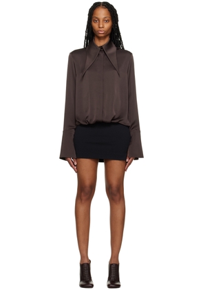 16Arlington SSENSE Work Capsule – Brown Dara Minidress