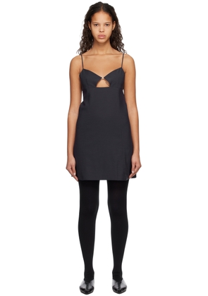 System Navy Cutout Minidress