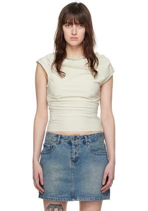 WYNN HAMLYN Off-White Rina Tank Top