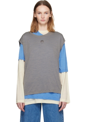 Marine Serre Multicolor Merino Jersey T-shirt Set