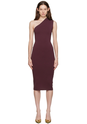 Gauge81 Burgundy Arriba Midi Dress
