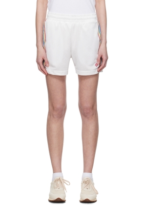 Casablanca White Jacquard Monogram Football Shorts