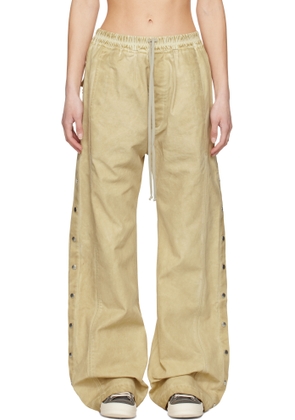 Rick Owens DRKSHDW Beige Hollywood Pusher Lounge Pants