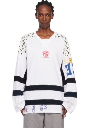 Marine Serre Regenerated Graphic Jersey LS Hockey T-shirt