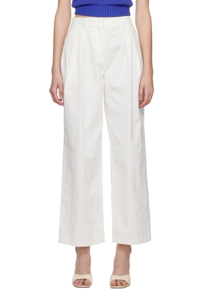 Staud Off-White Luisa Trousers